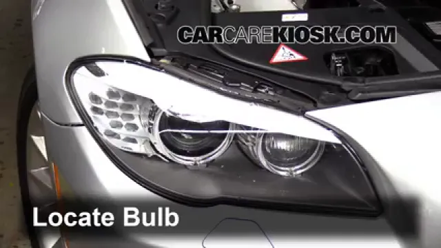 2011 BMW 535i 3.0L 6 Cyl. Turbo Luces Faro delantero (reemplazar foco)